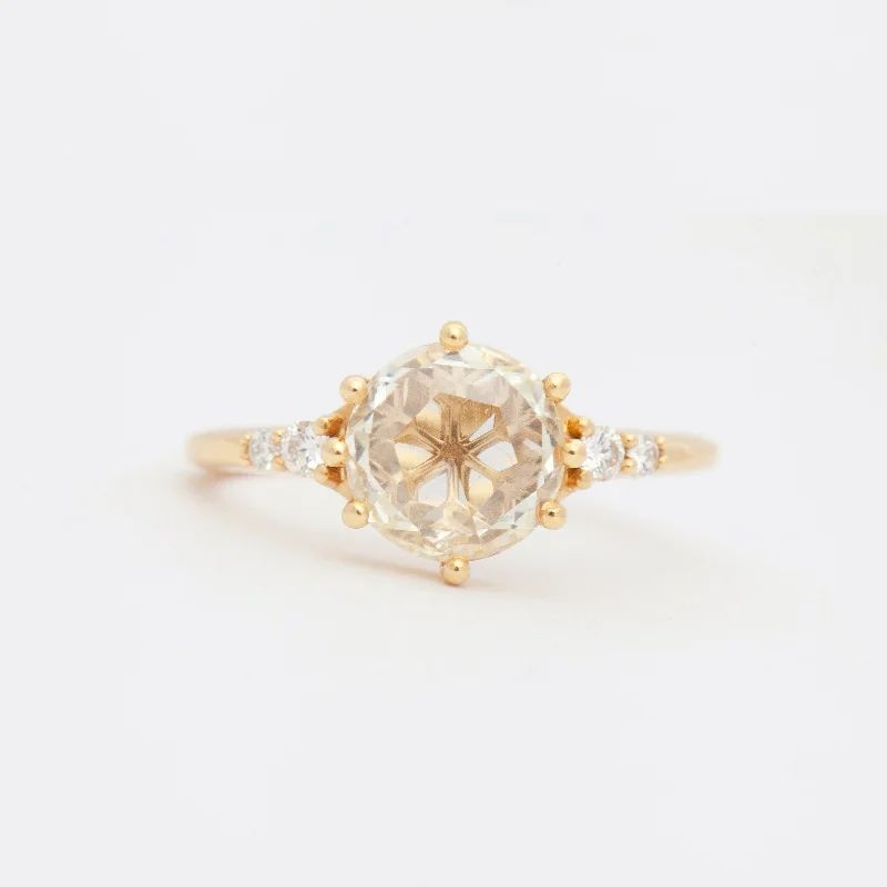 Best Cool Rings-Icy Rose-Cut Diamond Ring