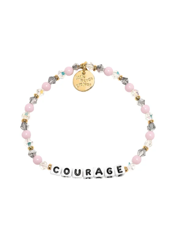 Bracelets For Special Events-LITTLE WORDS BRACELET - COURAGE