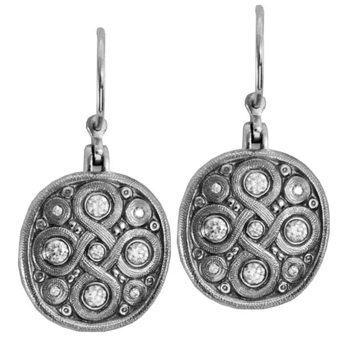 Earrings With Thick Hoops-Alex Sepkus Celtic Springs Earrings - E-182PD