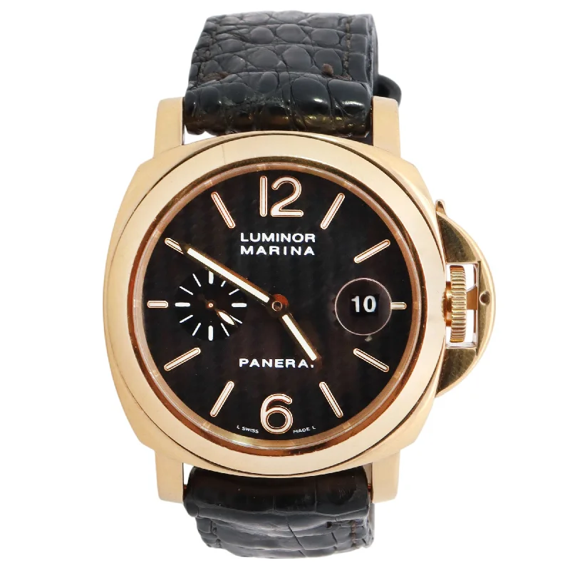 Watches Durability Rating-Panerai Luminor 44mm Black Dial Watch Ref# PAM00140