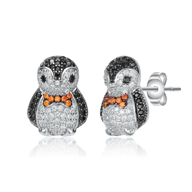 Earrings Fade Guide-Noelle Penguin Stud Earrings