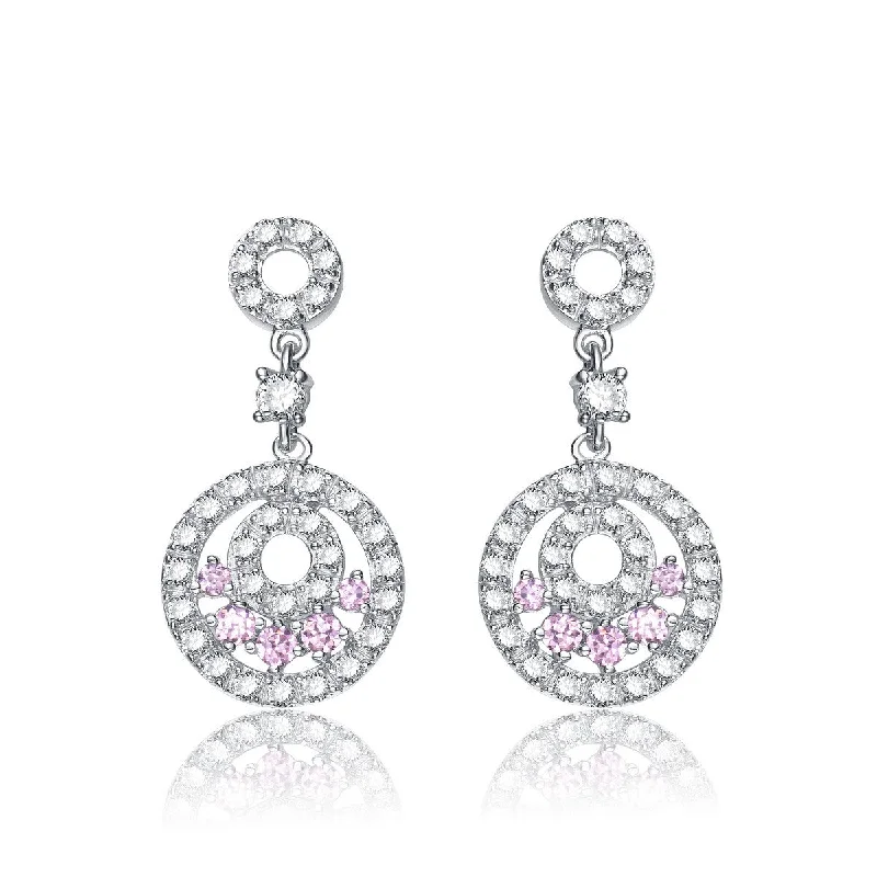 Earrings Rate Tips-Sylvie Pink Dreamcatcher Earrings