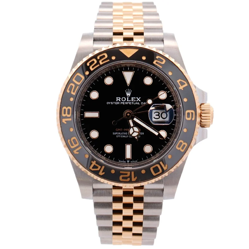 Watches Wear Tips-Rolex GMT-Master II 40mm Black Dial Watch Ref# 126713GRNR