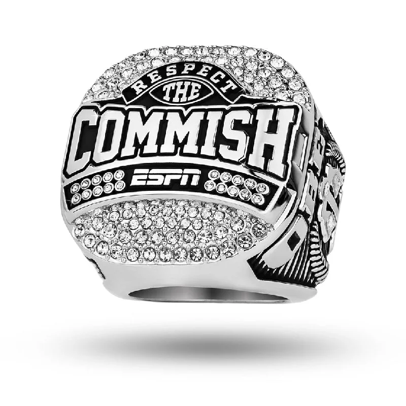 Rings For Slim Hands-ESPN Respect the Commish Championship Ring