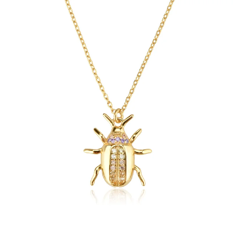 18K Gold Insect