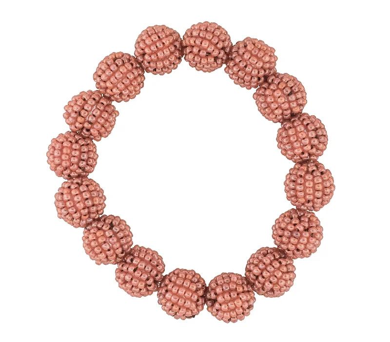 Bracelets With Sleek Lines-Classic Globe <br> Terracotta