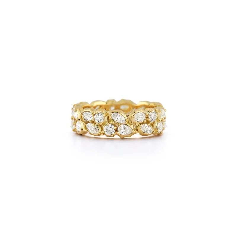 Rings With Multi-Bands-Posey Eternity Band