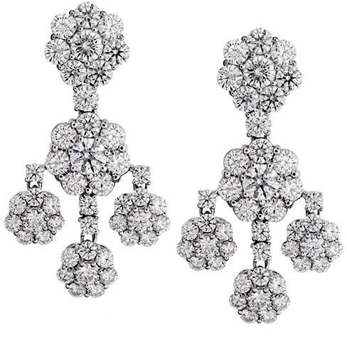 Earrings With Platinum Shine-Hearts On Fire Beloved Diamond Drop Earrings