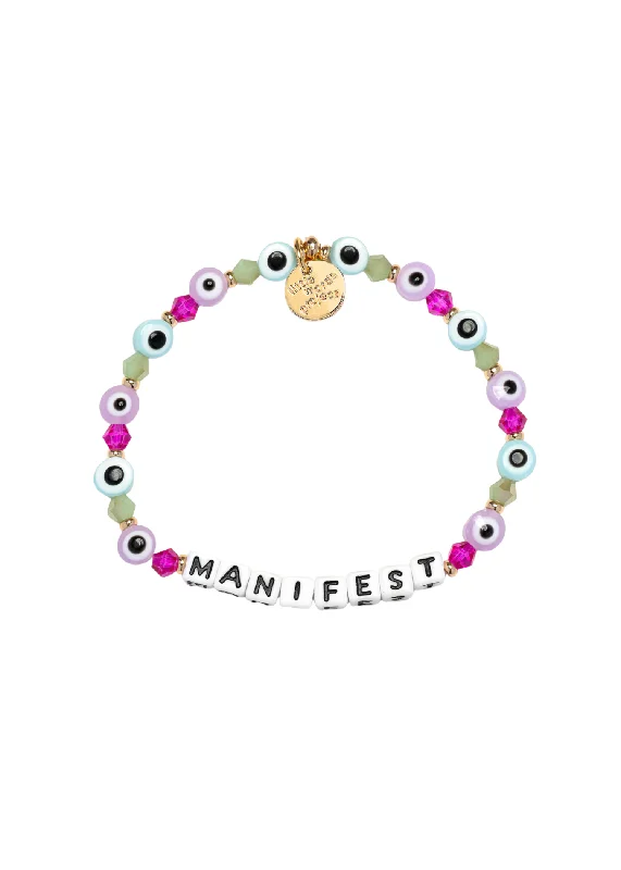 Best Bracelets For Easy Style-LITTLE WORDS BRACELET - MANIFEST