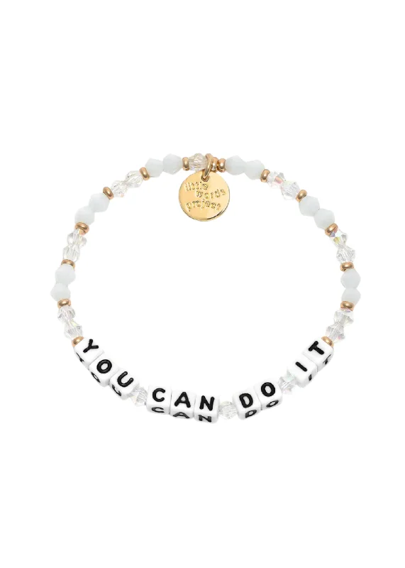 Bracelets For Sandy Days-LITTLE WORDS BRACELET - YOU CAN DO IT