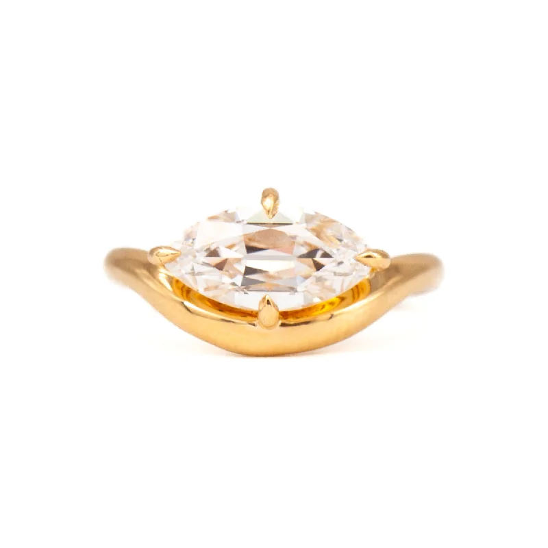 Rings Life Tips-2.04 ct Lab-Grown Oval Piscine Ring