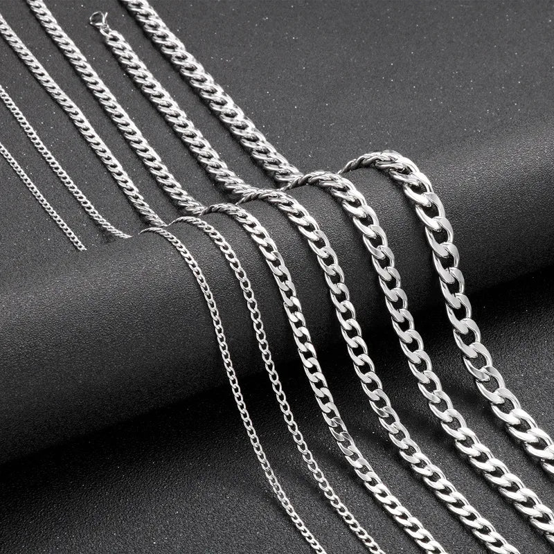 Soft Necklaces For Jobs-Hip-Hop Retro Solid Color Titanium Steel Men'S Necklace