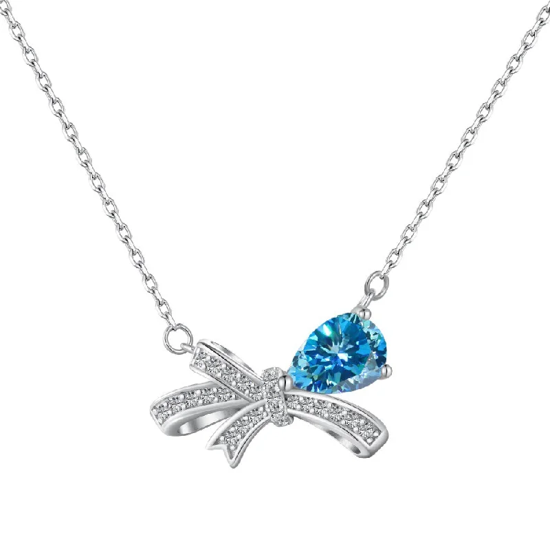 Platinum Blue Diamond Dy190682-S-W-BA