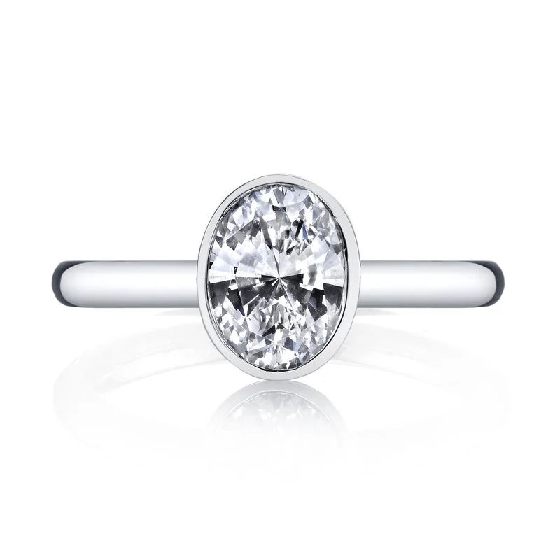 Rings For Thin Use-Bezel Set Solitaire Ring Setting