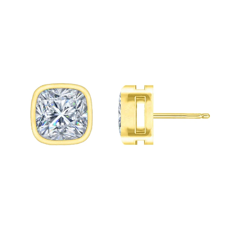 Bold Earrings For Edge-Clermont Demi Square Stud Earrings