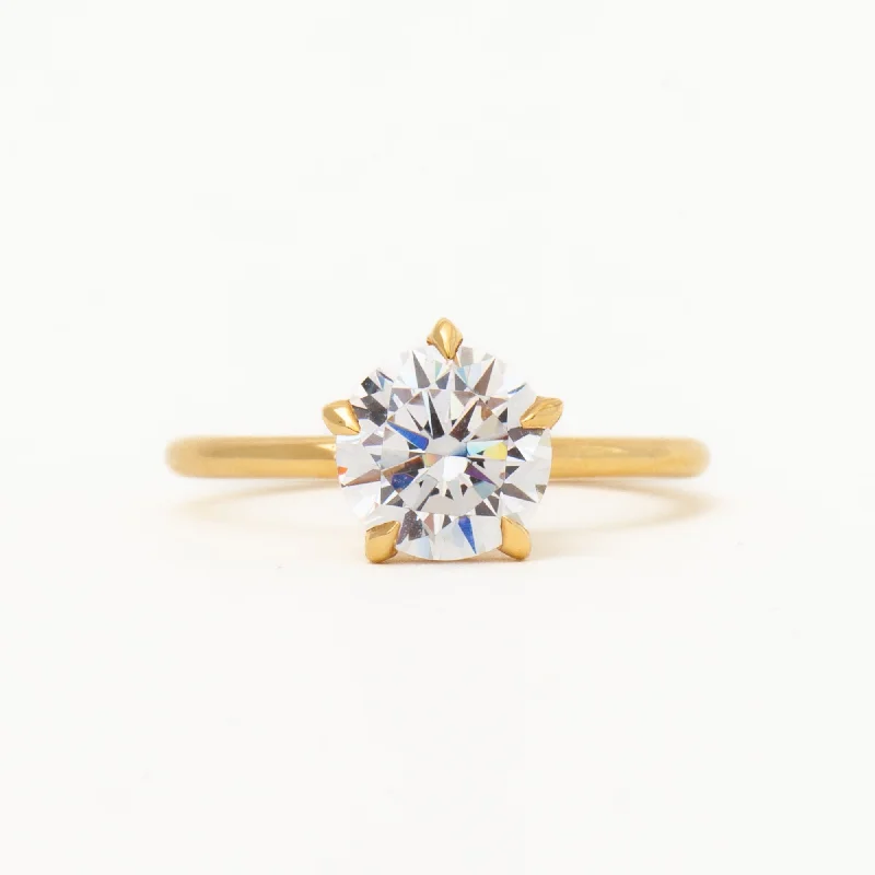 Rings For Coffee Dates-Vault Five-Prong Solitaire