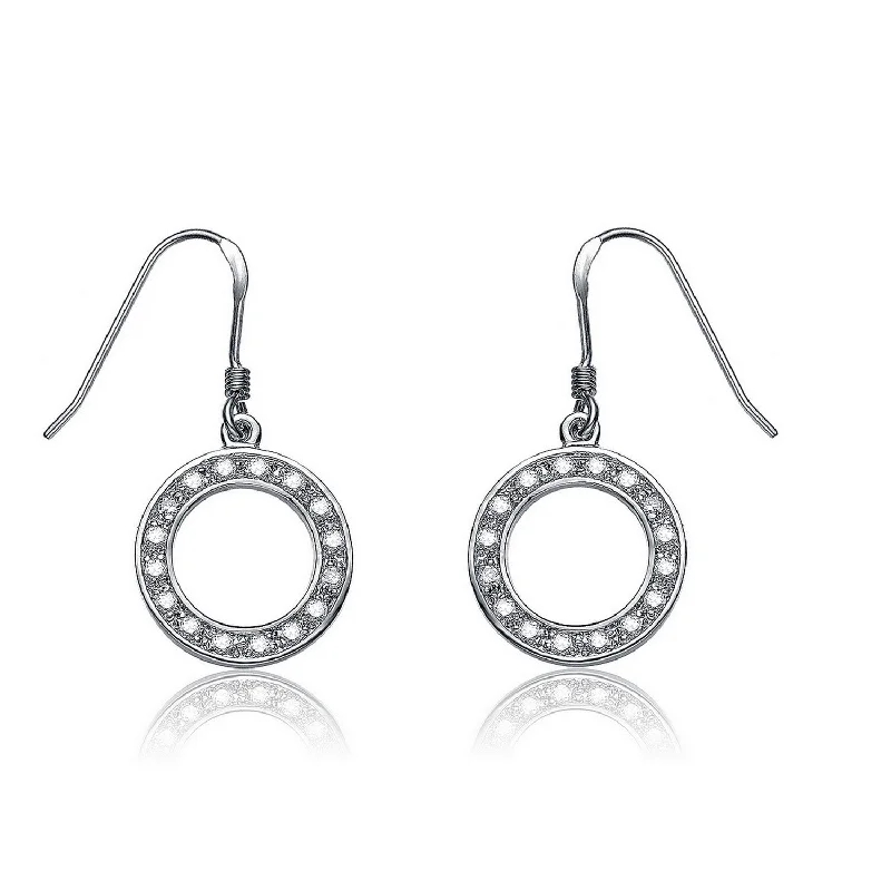 Earrings For Wild Looks-La Roche Pave Dangle Earring