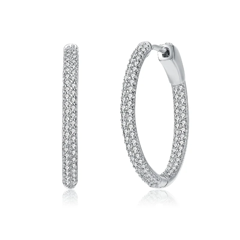 Earrings For Futuristic Style-Cléo Row Hoop Earrings