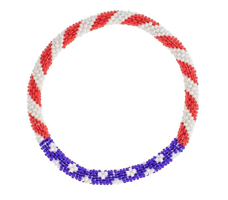 Bracelets For Square Frames-Roll-On® Anklet <br> Stars & Stripes