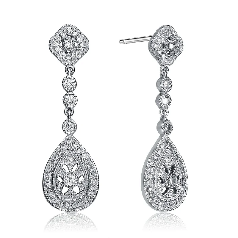 Earrings For Gem Sets-Champéry Dangle Earrings