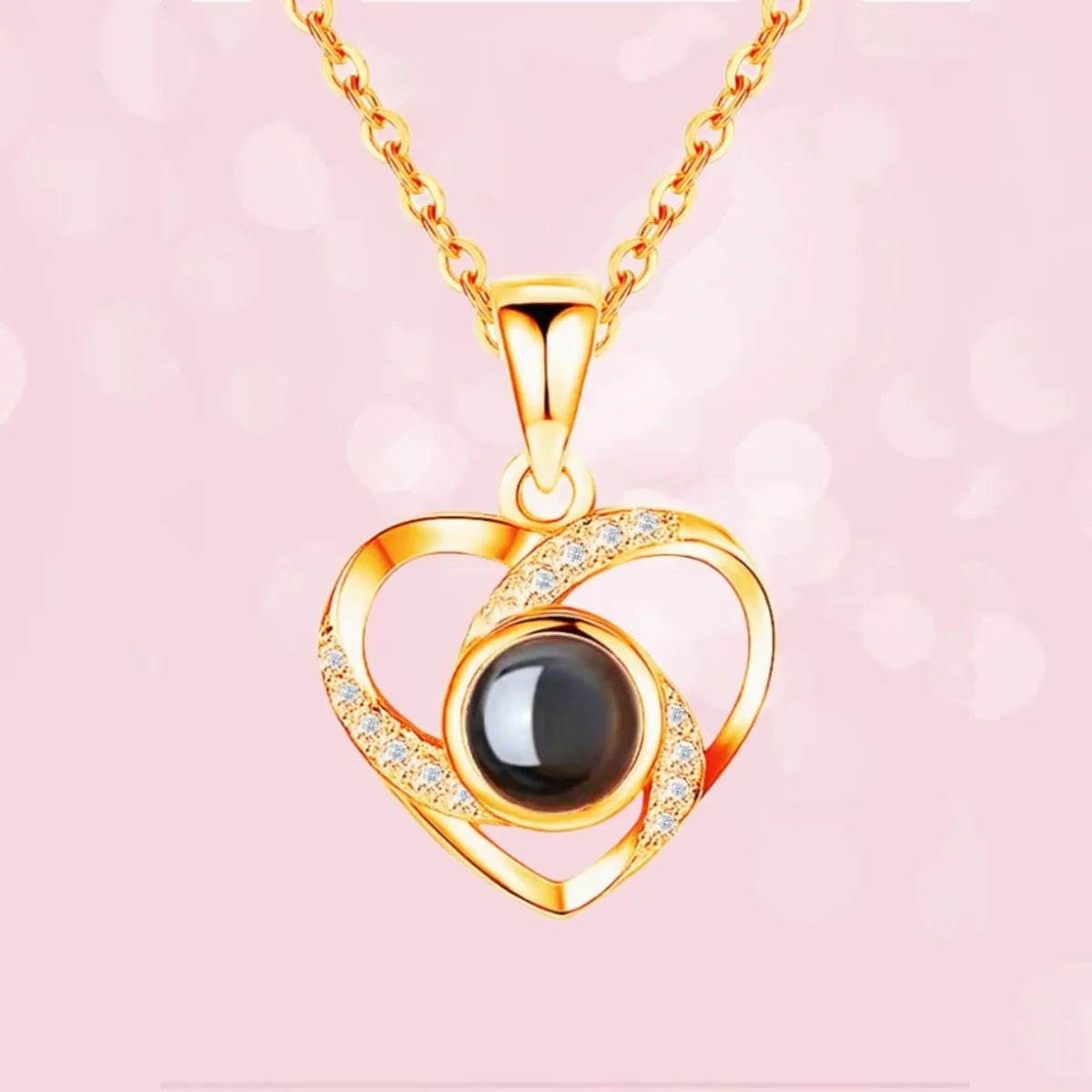 Best Hard Necklaces-Simple Style Heart Shape Sterling Silver Plating Pendant Necklace