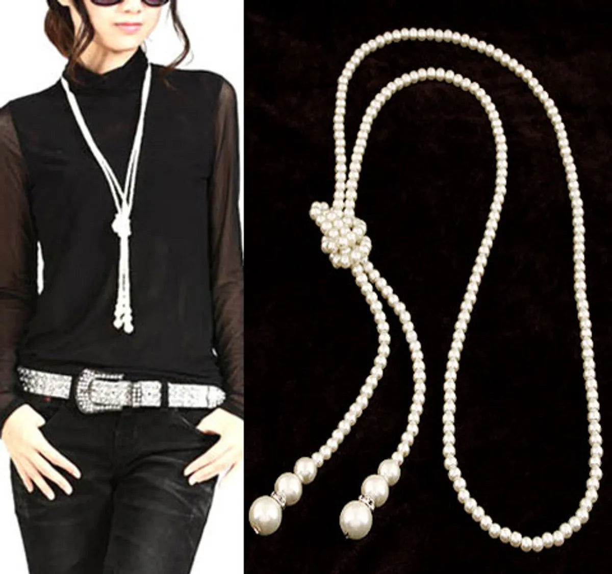 Trendy Necklaces For Now-Fashion Round Alloy Pearl