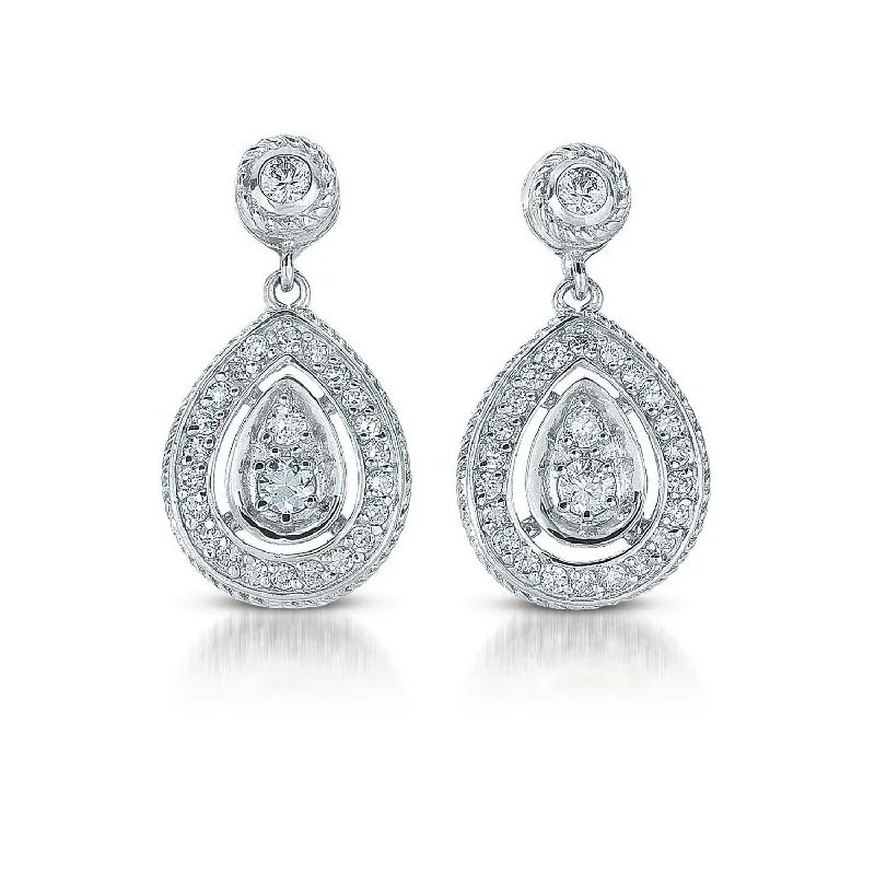 Earrings Life Tips-La Scène Pear Dangling Earrings