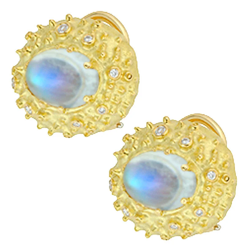 Earrings For Light Looks-Alex Sepkus Lunar Moonstone Earrings - E-72