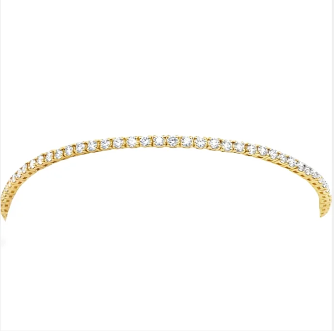 Bracelets For Flat Vibes-LAB GROWN ROUND DIAMONDS 2.00CTW TENNIS BRACELET