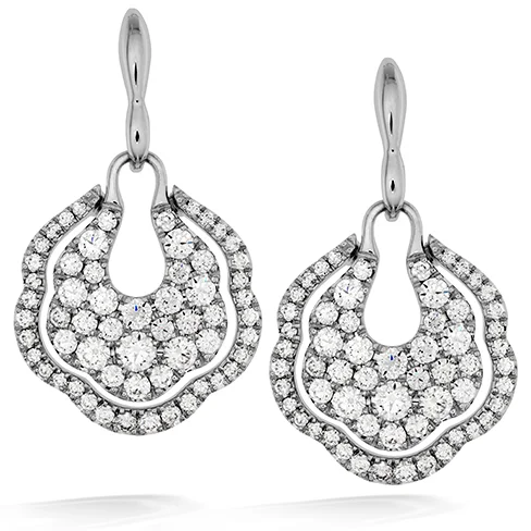 Earrings For Flat Charm-Hearts On Fire Lorelei Diamond Pave Drop Earrings