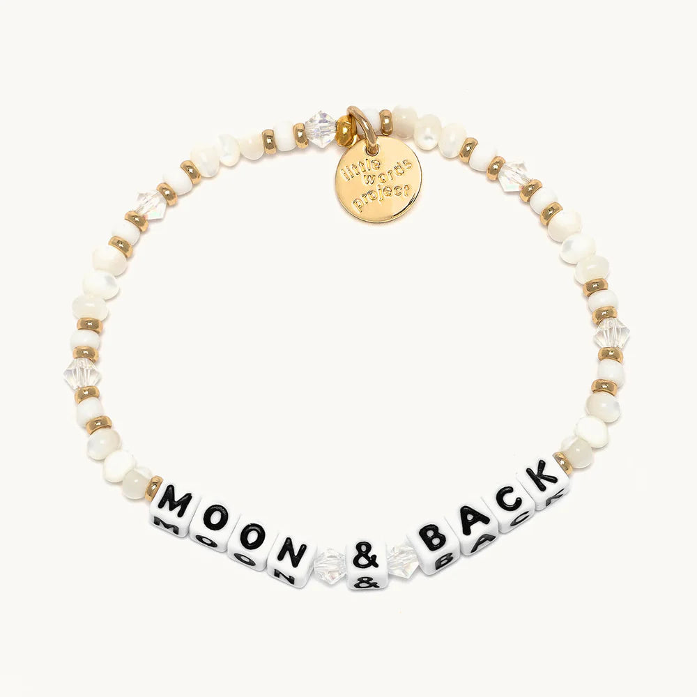 Best Wear Bracelets-LITTLE WORDS BRACELET - MOON & BACK