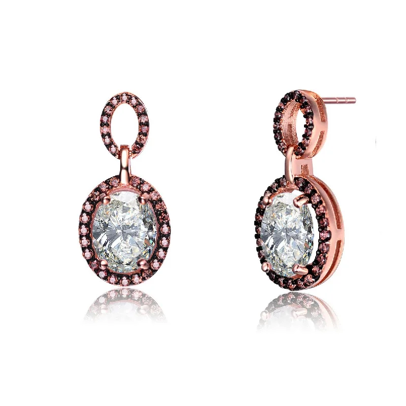 Best Classic Earrings-Monfort Dual Color Drop Earrings