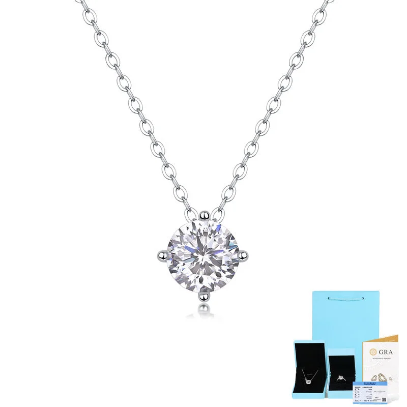 Moissanite 1 Karat (Including Gift Box Certificate)