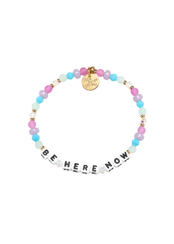 Bracelets For Party Vibes-LITTLE WORDS BRACELET - BE HERE NOW