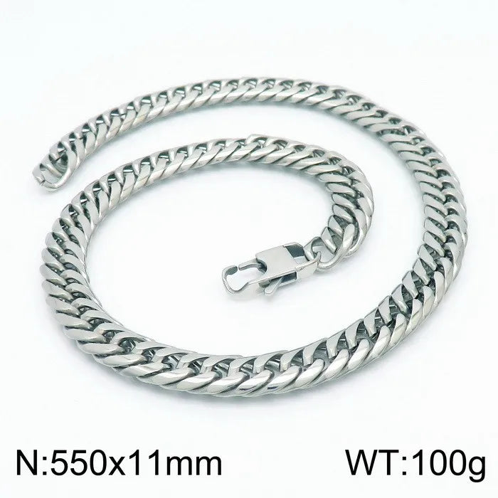 Steel Necklace 55cm