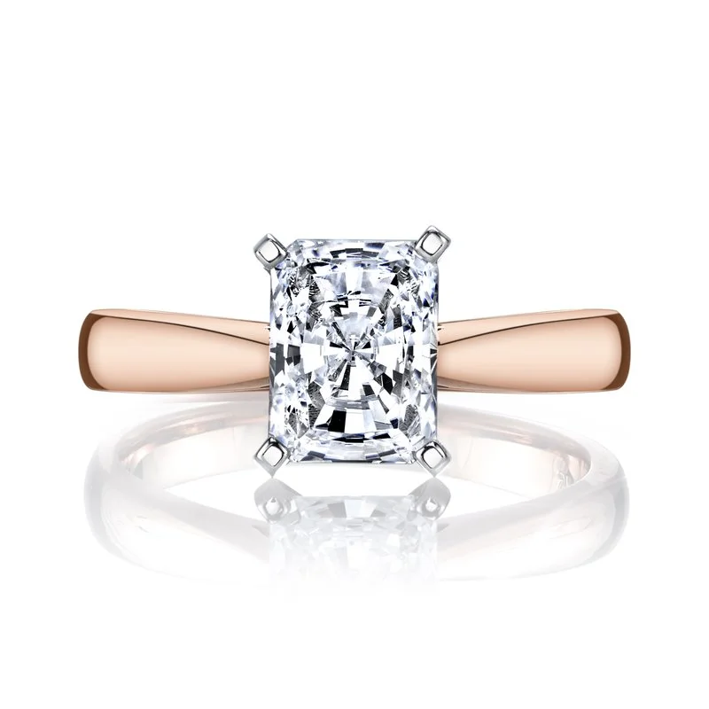 Deep Rings For Edge-Solitaire Ring Setting