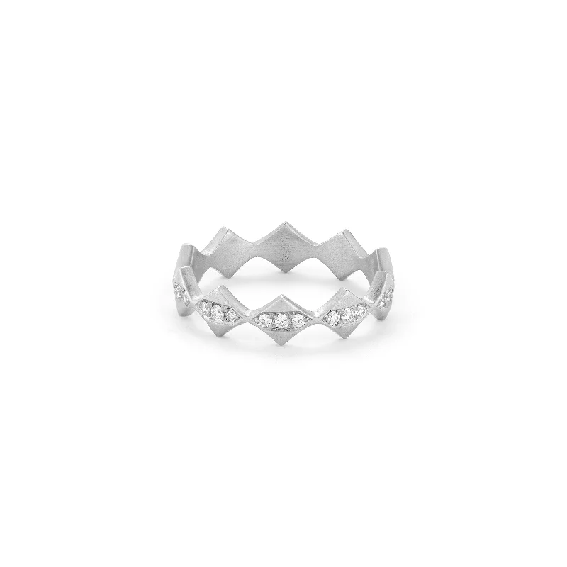 18K White Gold