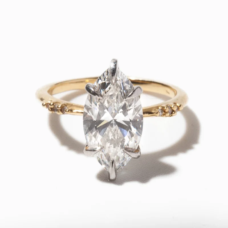 Low Fit Rings-2.86 ct Lab-Grown Diamond Marquise Ilona Ring