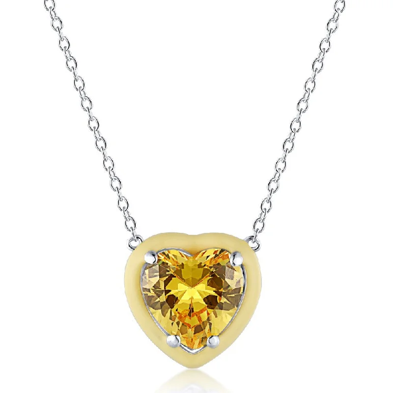 White Gold Color Yellow Dy190133