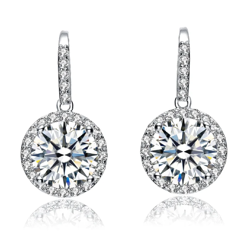 Bespoke Earrings Creations-Marie Classic Circle Drop Earrings