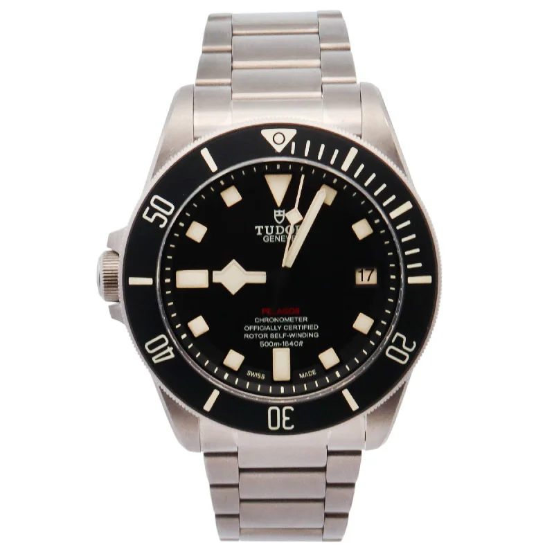 Watches For Busy Schedules-Tudor Pelagos LHD 42mm Black Dial Watch Ref# 25610TNL