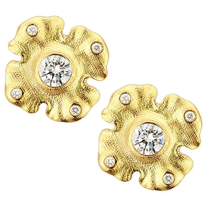 Earrings For Beach Days-Alex Sepkus Quatrefoil Stud Earrings - E-221D