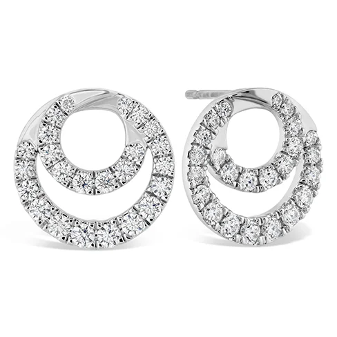 Best Soft Earrings-Hearts On Fire Optima Diamond Circle Earrings