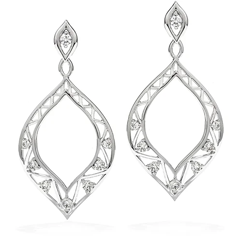 Earrings Hold Guide-Hearts On Fire Provocative Teardrop Diamond Earrings