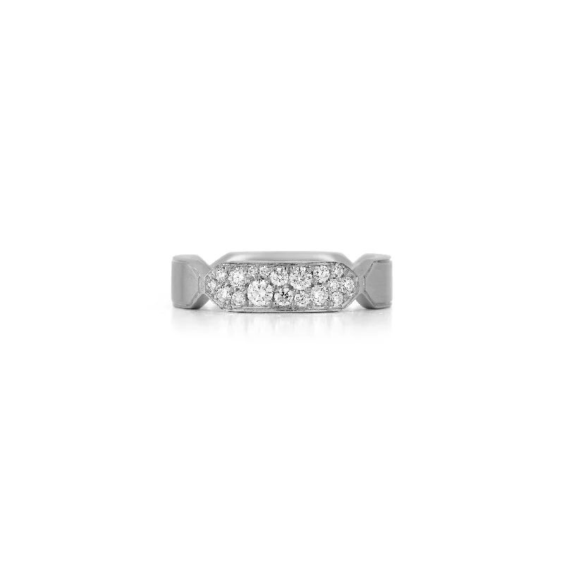 18K White Gold