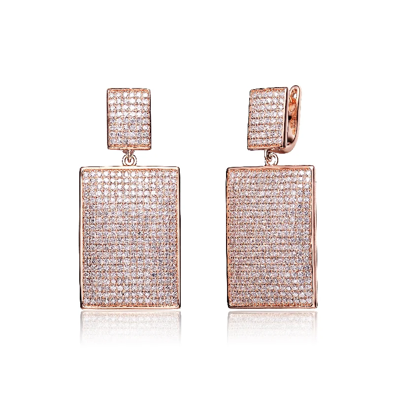 Earrings Price Guide-Vilette Maxi Rosé Earrings