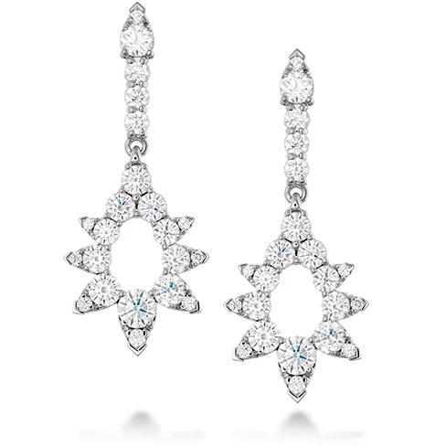 Premium Earrings For Presents-Hearts On Fire Aerial Pointed Diamond Drop Earrings