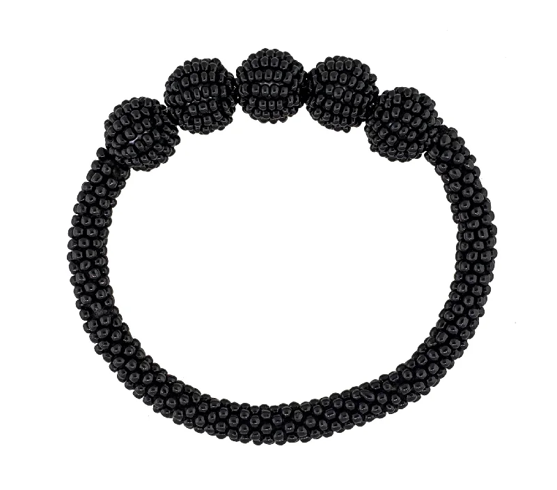 Bracelets For Statement Rings-Roll-On® Globe <br> Black