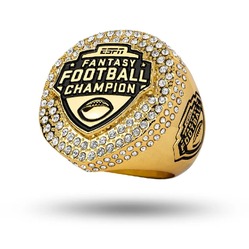 Rings For Solo Wear-ESPN Fantasy Football Championship Ring