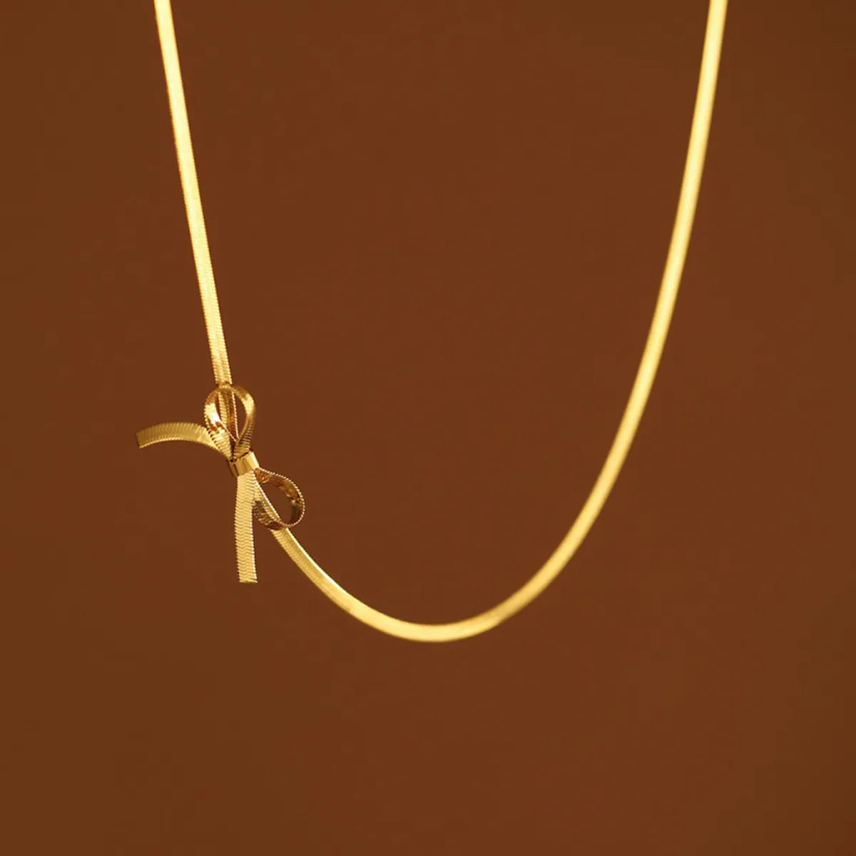 Necklaces For Thin Builds-Simple Style Commute Solid Color Titanium Steel Stoving Varnish Necklace